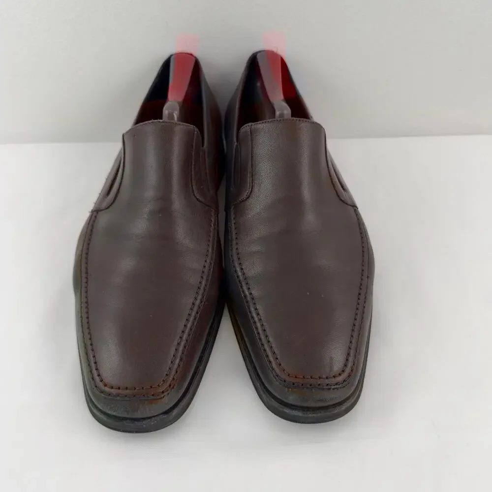 Bruno Magli‎ ‘Raging’ brown leather loafers